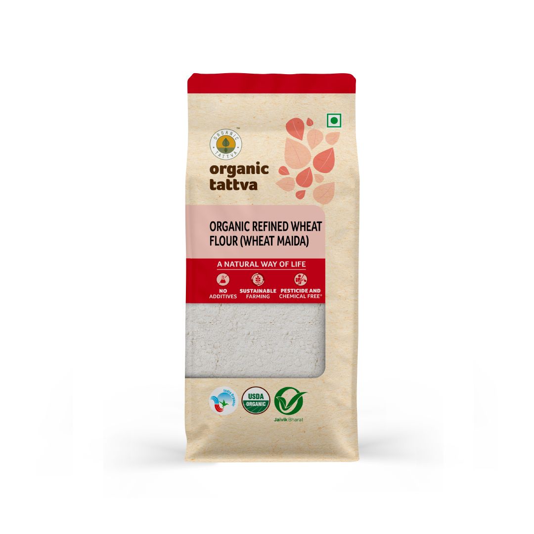 Organic Refined Wheat Flour (Wheat Maida) 500gm