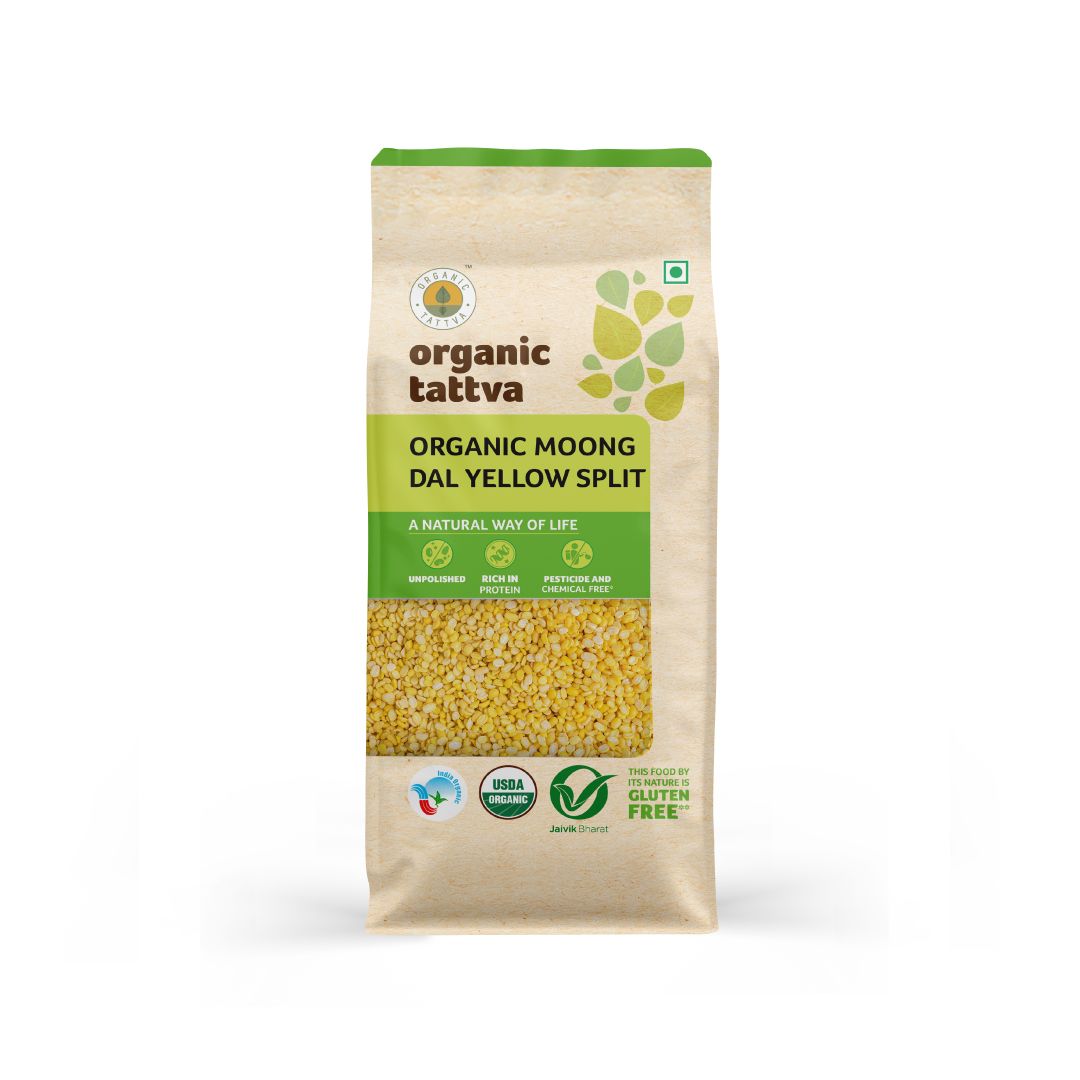 Organic Moong Dal Yellow Split 1kg