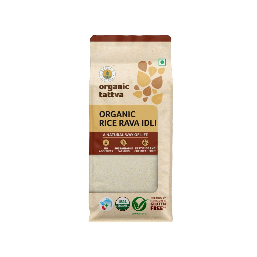 Organic Rice Rava Idli