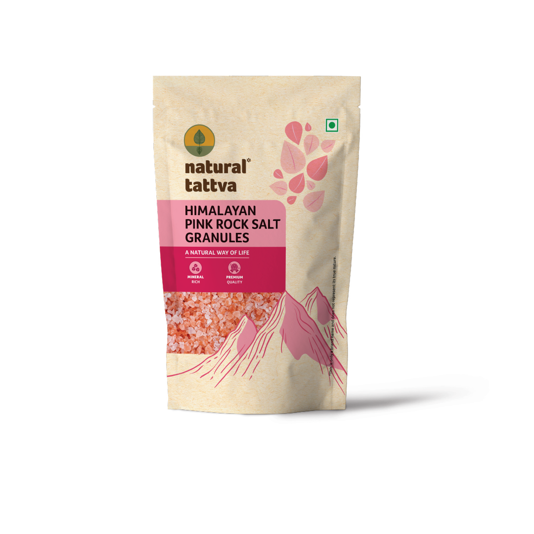 NATURAL TATTVA Himalayan Pink Salt Granules