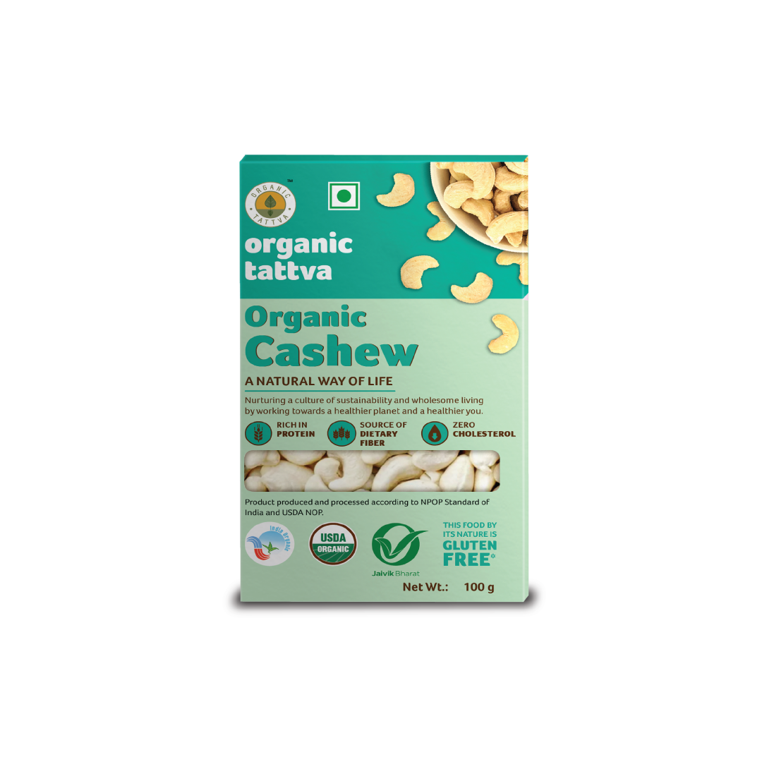 Organic Cashews 100gm