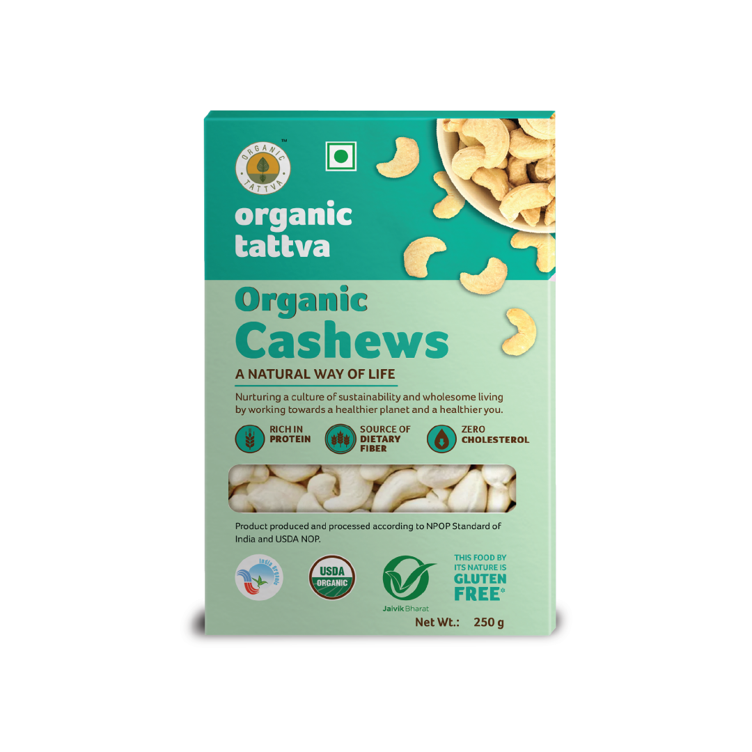Organic Cashews 250gm