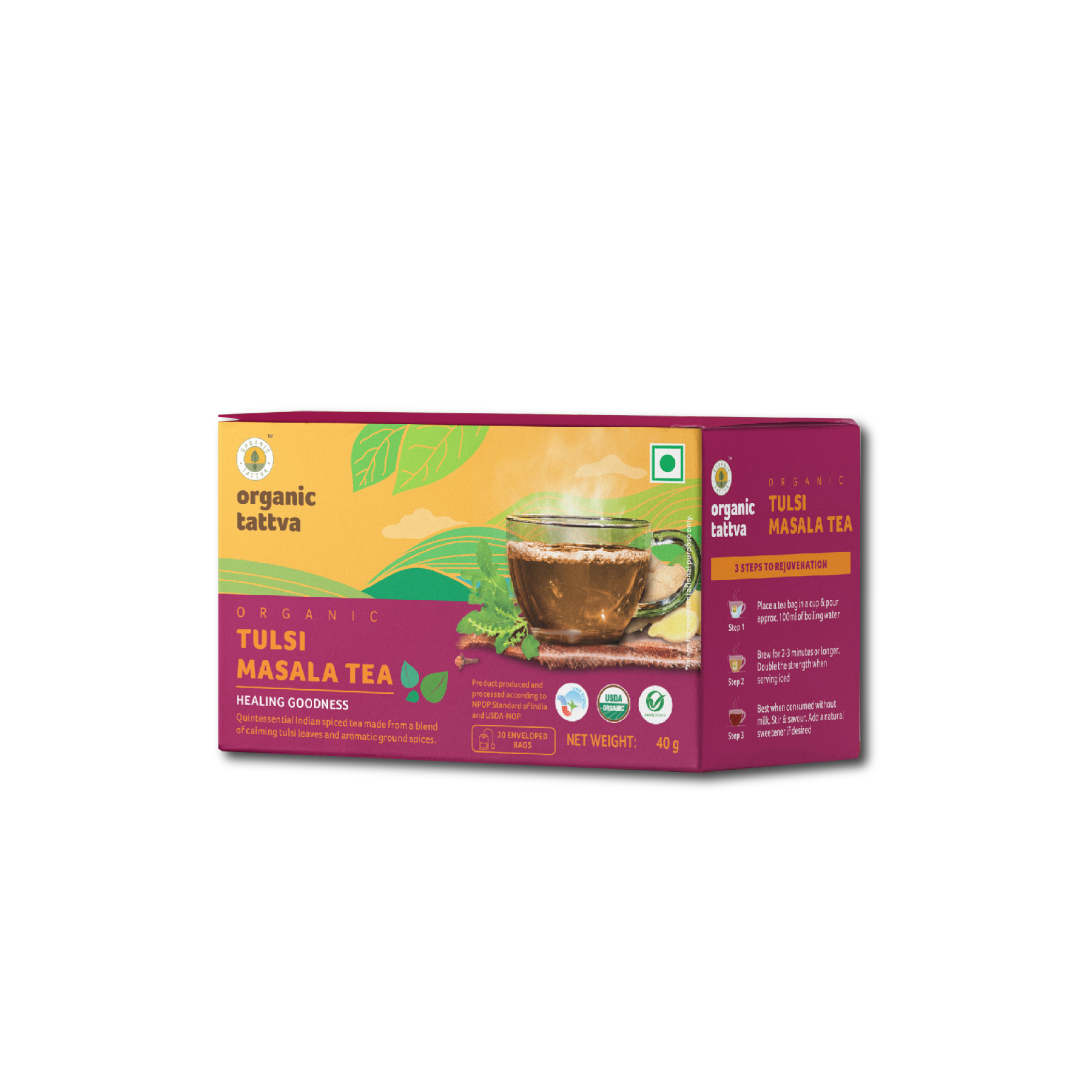 Organic Tulsi Masala Tea (20 teabags)
