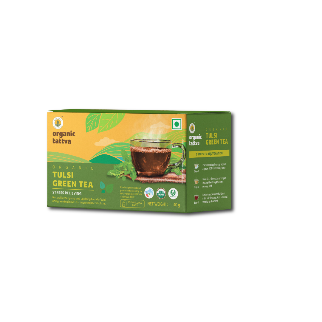 Organic Tulsi Green Tea (20 teabags)