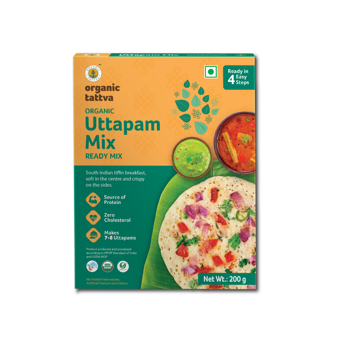 Organic Uttapam Ready Mix 200gm