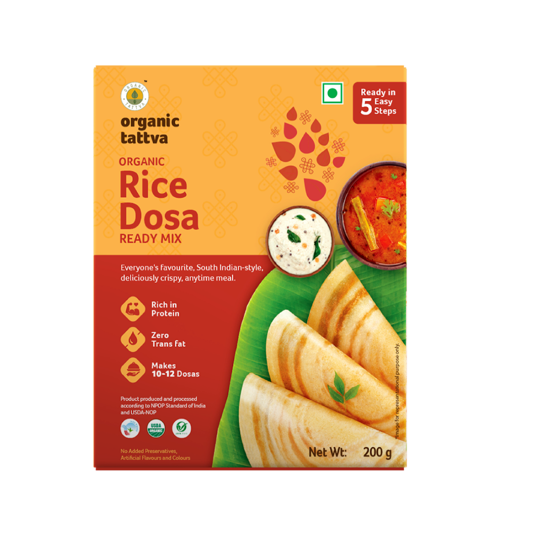 Organic Rice Dosa Ready Mix 200gm