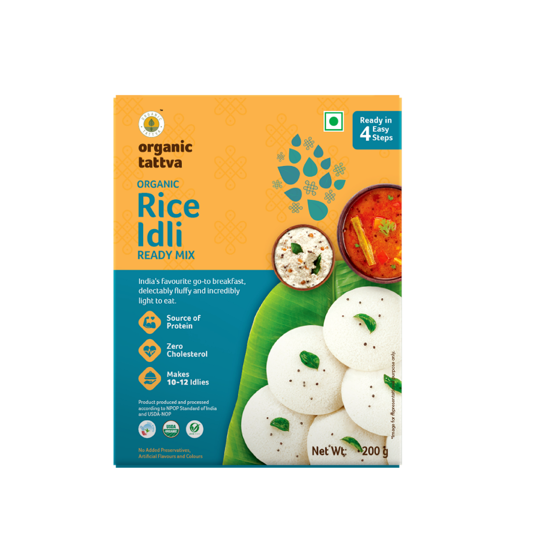 Organic Rice Idli Ready Mix 200gm