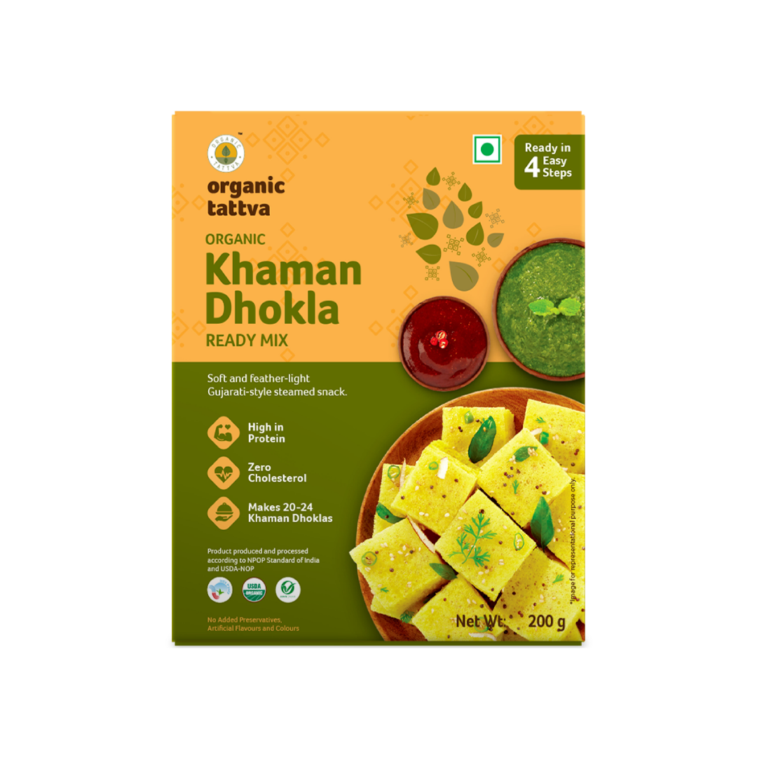 Organic Khaman Dhokla Ready Mix 200gm
